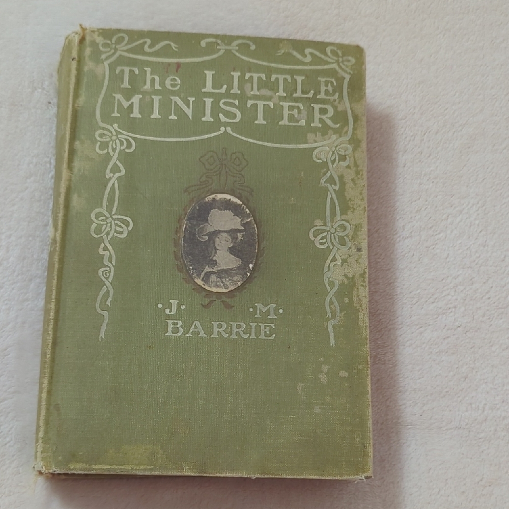 Vintage Green Book - The Little Minister by J.M. Barrie